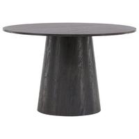 Esstisch Lanzo Mocca - Schwarz/Braun, Design, Holz (120/120/75cm) - Livetastic