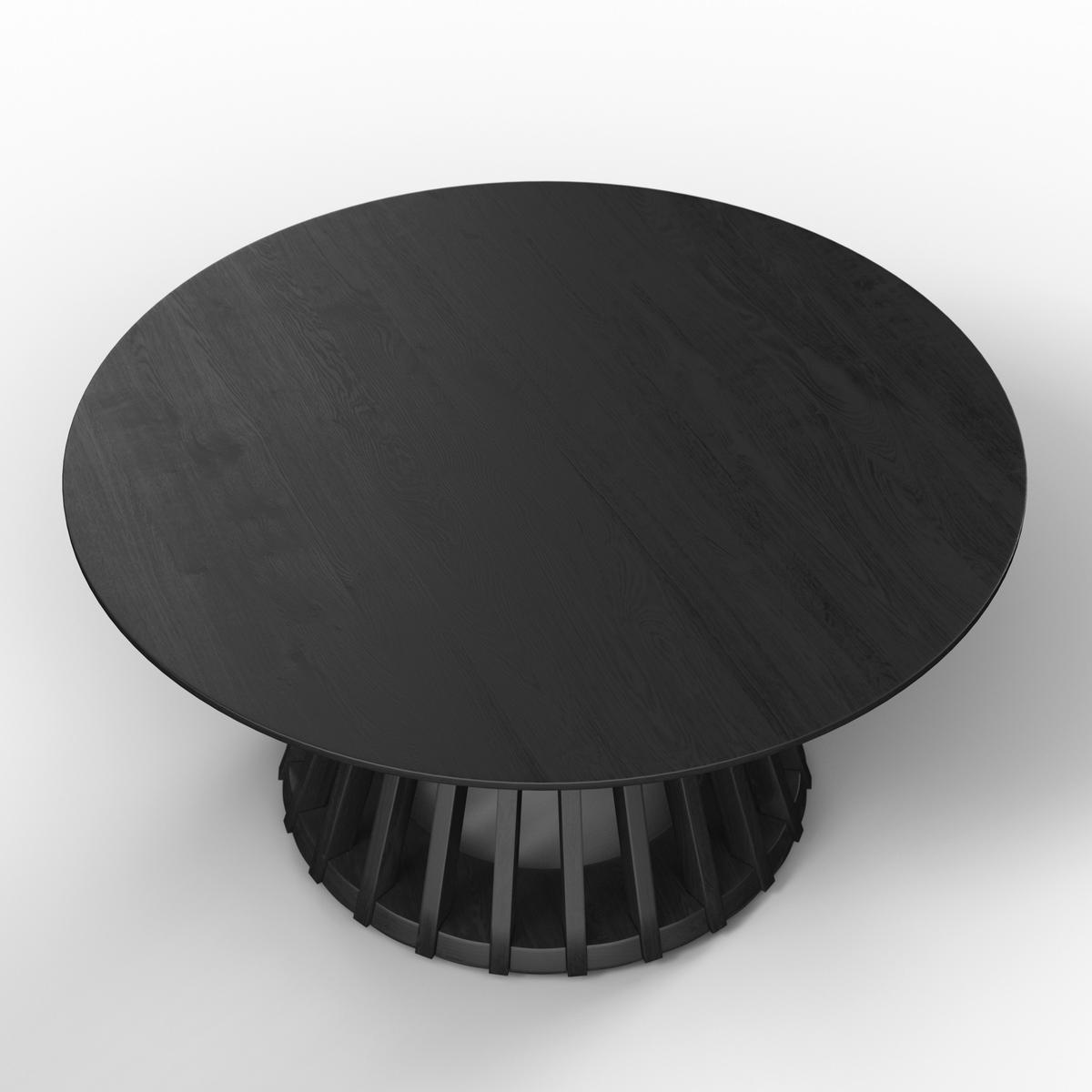 Couchtisch Ennio Schwarz MDF rund - Schwarz, MODERN, Holz/Holzwerkstoff (80/40cm) - Bessagi Home