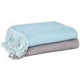 Kuscheldecke Waffel Grau 130x180cm - Grau, Textil (130/180cm) - Mömax modern living