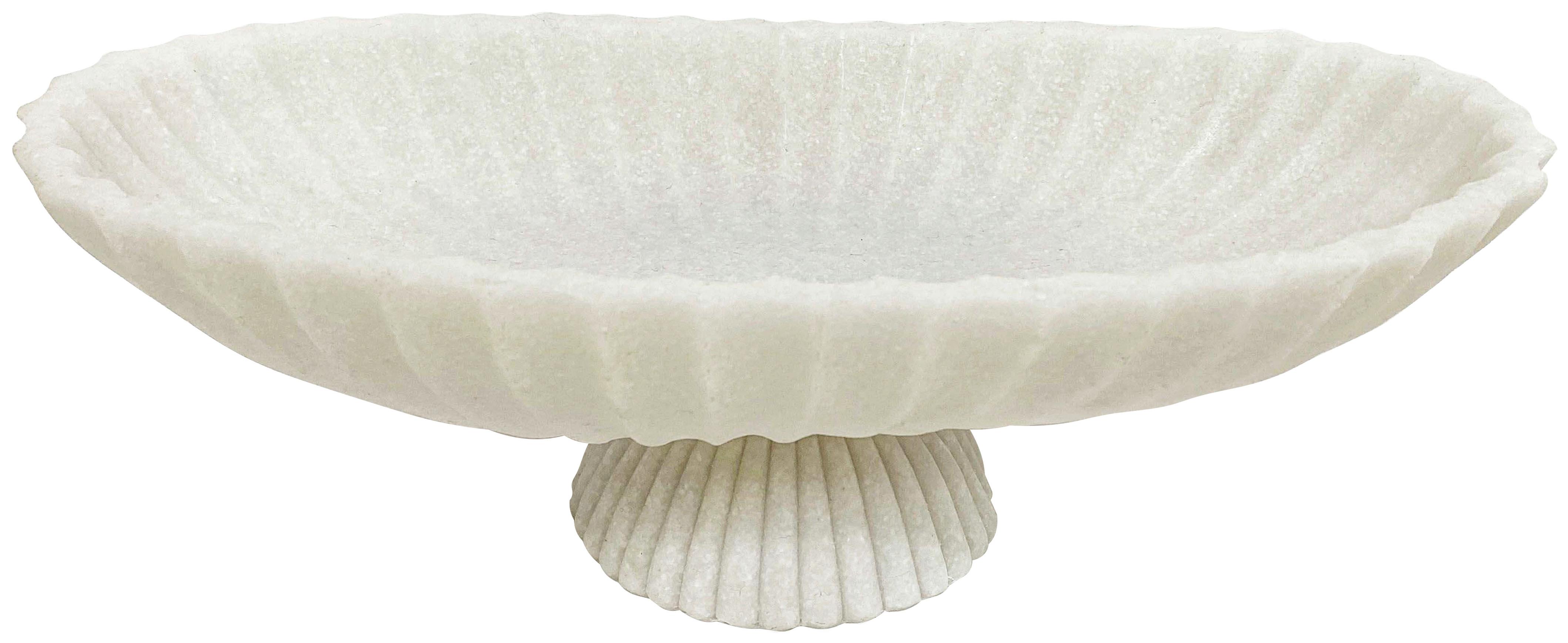 Tavă decorativă Tiare - alb, Modern, materiale naturale (36,5/19/11,7cm) - Mömax