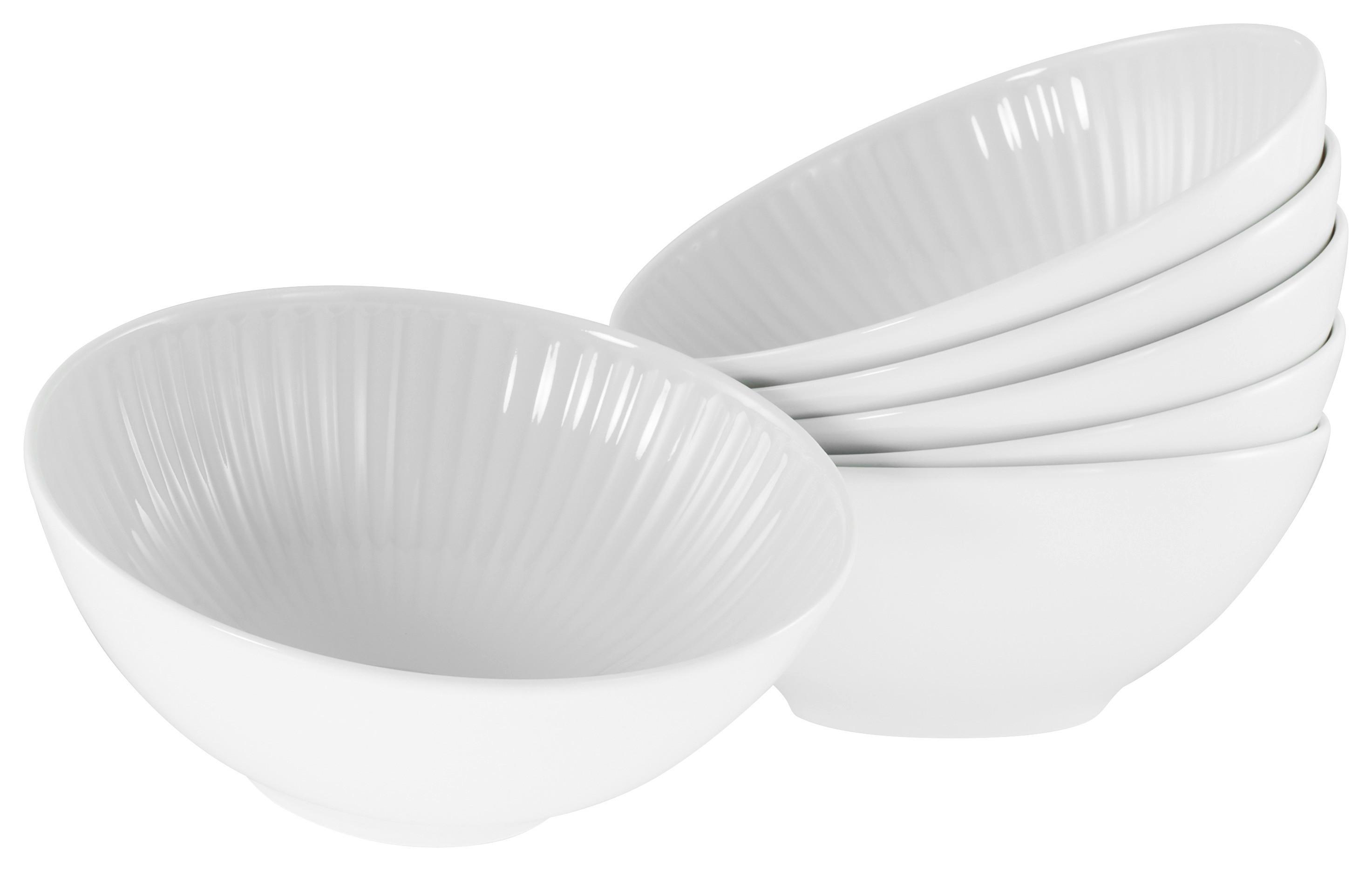 Set Posod Valencia, 6-Delni - bela, Design, keramika (17cm) - Creatable