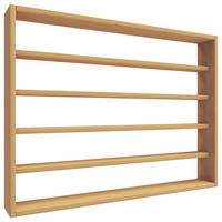 Gewürzregal Esaldi L ca. 80x60 cm Buchefarben - Buchefarben, Basics, Holzwerkstoff (80/60/10cm) - MID.YOU