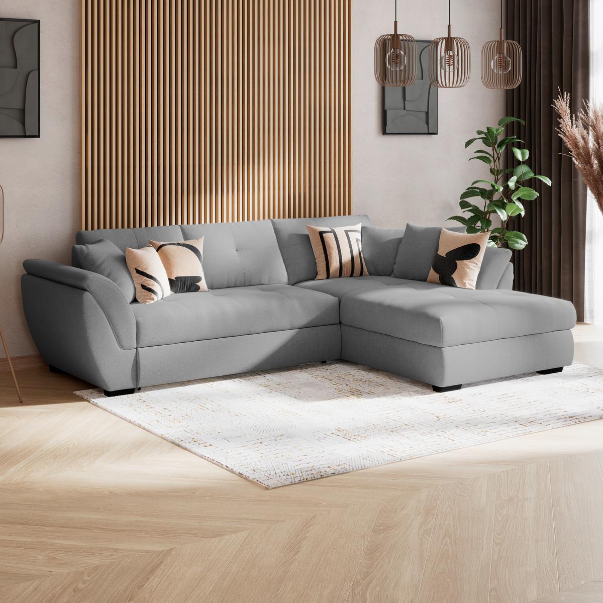 COLțAR - gri închis, Konventionell, textil (278/187cm) - Ondega