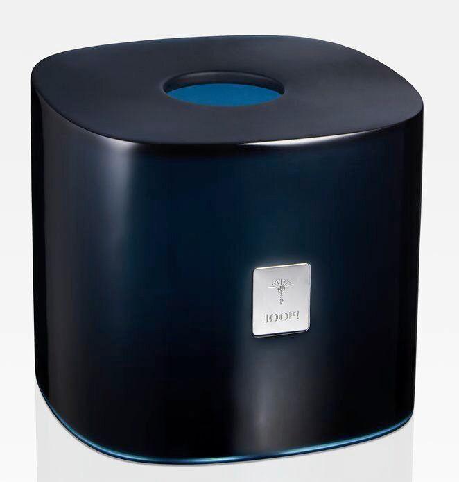 PUDEŁKO NA CHUSTECZKI JOOP! CRYSTALLINE - ciemnoniebieski, tworzywo sztuczne (16,2/16,2/13,5cm) - Joop!