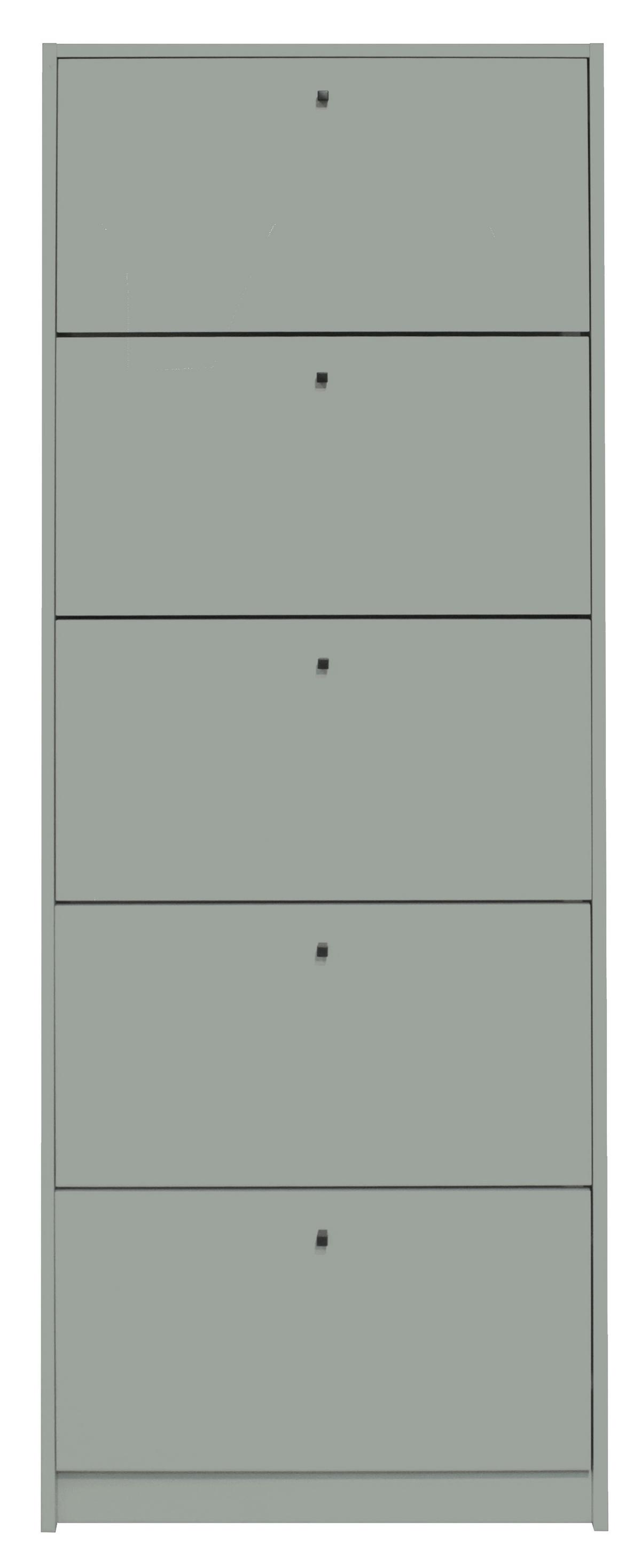 Omara Z Loputami Za Čevlje Flip, Zelena - črna/metino zelena, Moderno, kovina/leseni material (60/168/16cm) - Mömax