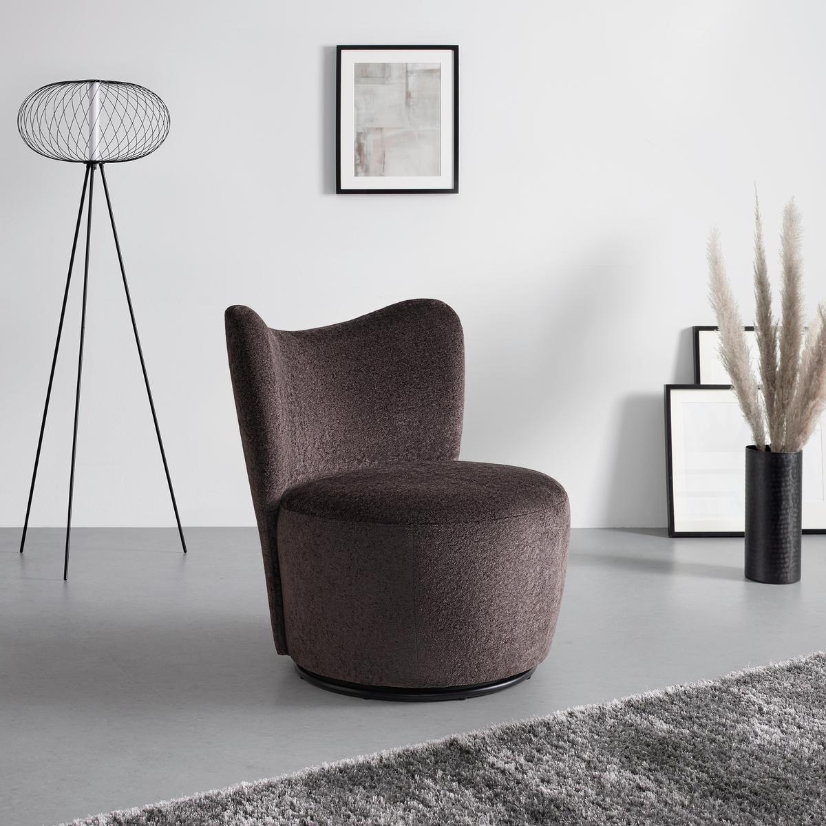FOTOLIU ELENA -TREND- - maro închis, Modern, lemn/metal (77/82/76cm) - Mömax