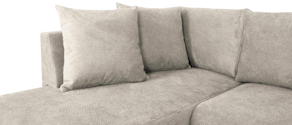 Kutna Garnitura Veronice - plava/crna, Trend, tekstil/plastika (171/313/141cm) - Modern Living