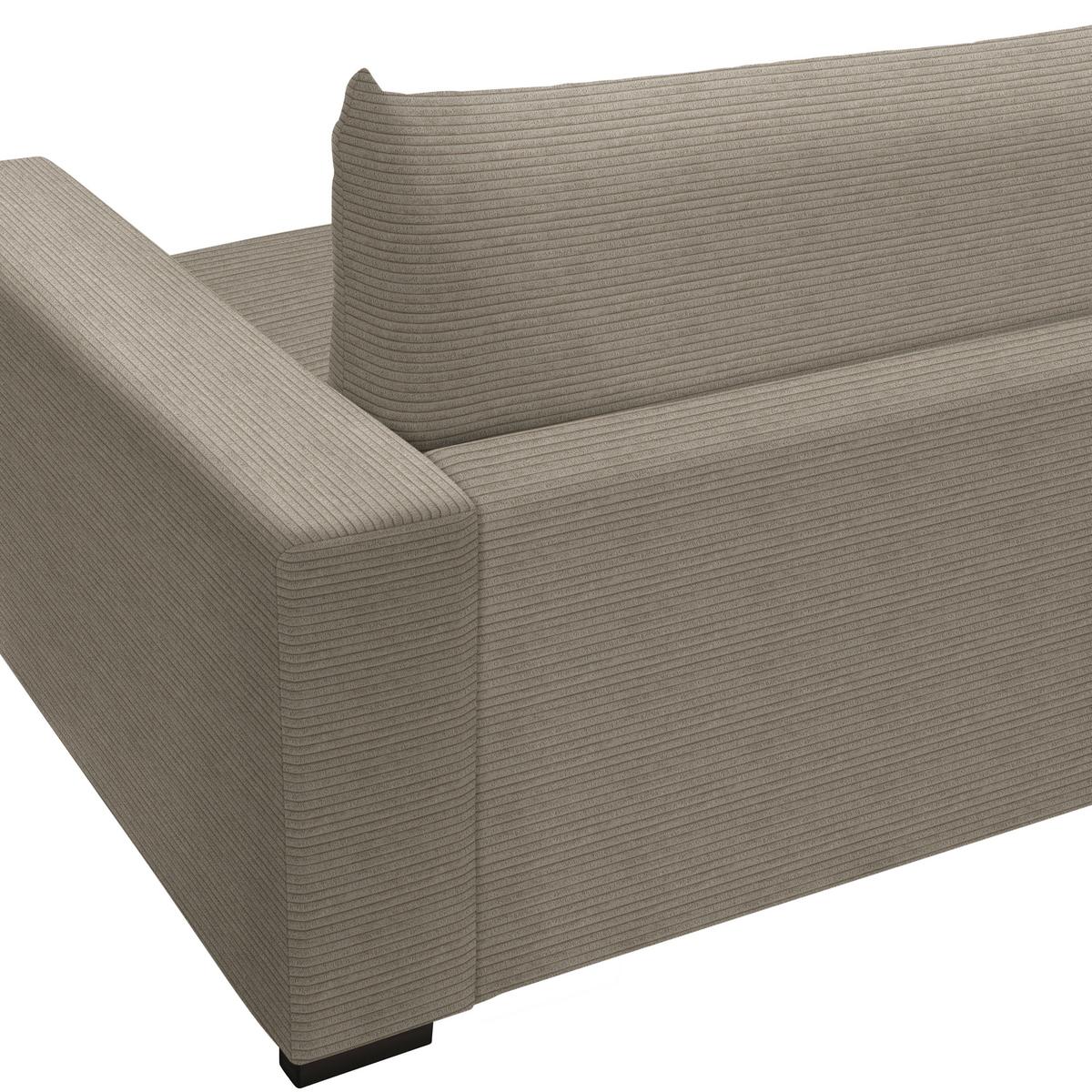Megasofa Pedro Taupe - Taupe, MODERN, Holz/Holzwerkstoff (261/83/124cm) - Mömax