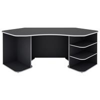 Gaming Tisch in Anthrazit/Hellgrau - Anthrazit/Hellgrau, Modern, Naturmaterialien/Kunststoff (198/76/85cm) - Mömax