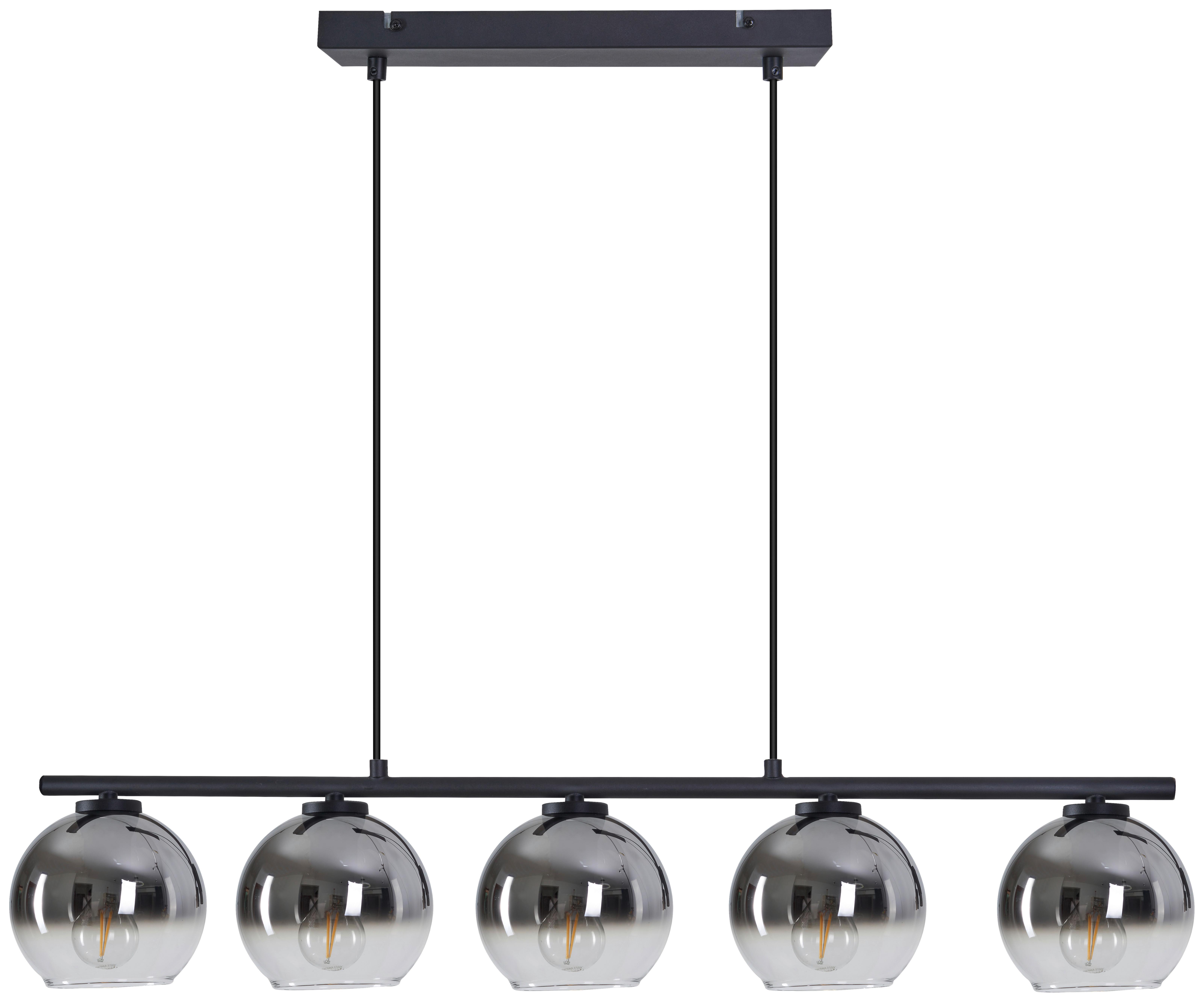 LAMPA WISZĄCA BRINDISI - czarny, Basics, szkło (83/13/150cm) - Novel