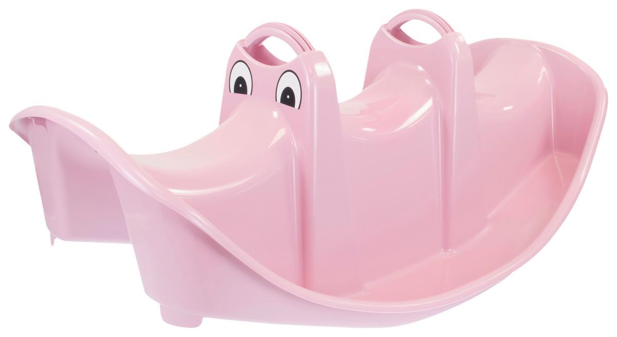 Wippe Big Rocker Hellrosa - Hellrosa, KONVENTIONELL, Kunststoff (108/42/61cm)