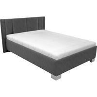 Tapecirani Krevet Stilo - bijela/boje kroma, drvo/tekstil (140/200cm)