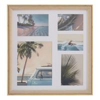 Ramă foto colaj Zera - bej, Basics, plastic/material pe bază de lemn (46,6/49,6/1,8cm)
