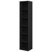 Regal Big Profi Office Anthrazit - Anthrazit/Schwarz, Modern, Holzwerkstoff (44/218/40cm) - Mömax
