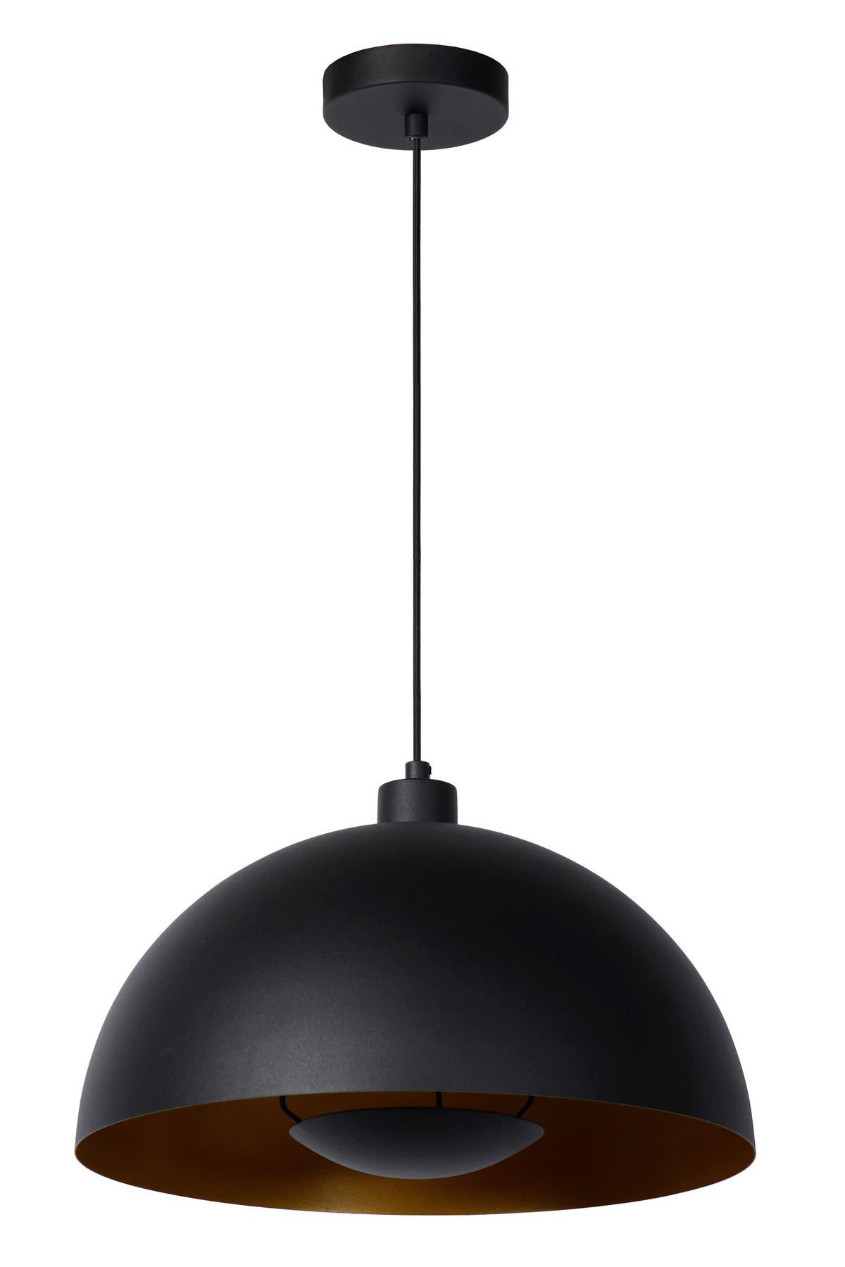 LAMPA WISZĄCA 45496/01/30 SIEMON - czarny, Design, metal (40/150cm) - Lucide
