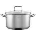 Kochtopf Rösle - Klar/Silberfarben, KONVENTIONELL, Glas/Metall (24/13cm) - Rösle