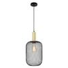 HÄNGLAMPA DRATO - svart/guldfärgad, Modern, metall (20/120cm) - Mömax
