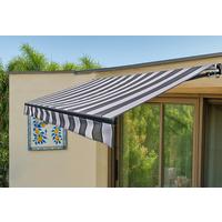 MARKISE ELEKTR. MARKISE 295X200 WEIß - Anthrazit/Hellgrau, MODERN, Kunststoff/Metall (200/20/295cm) - Gardenson