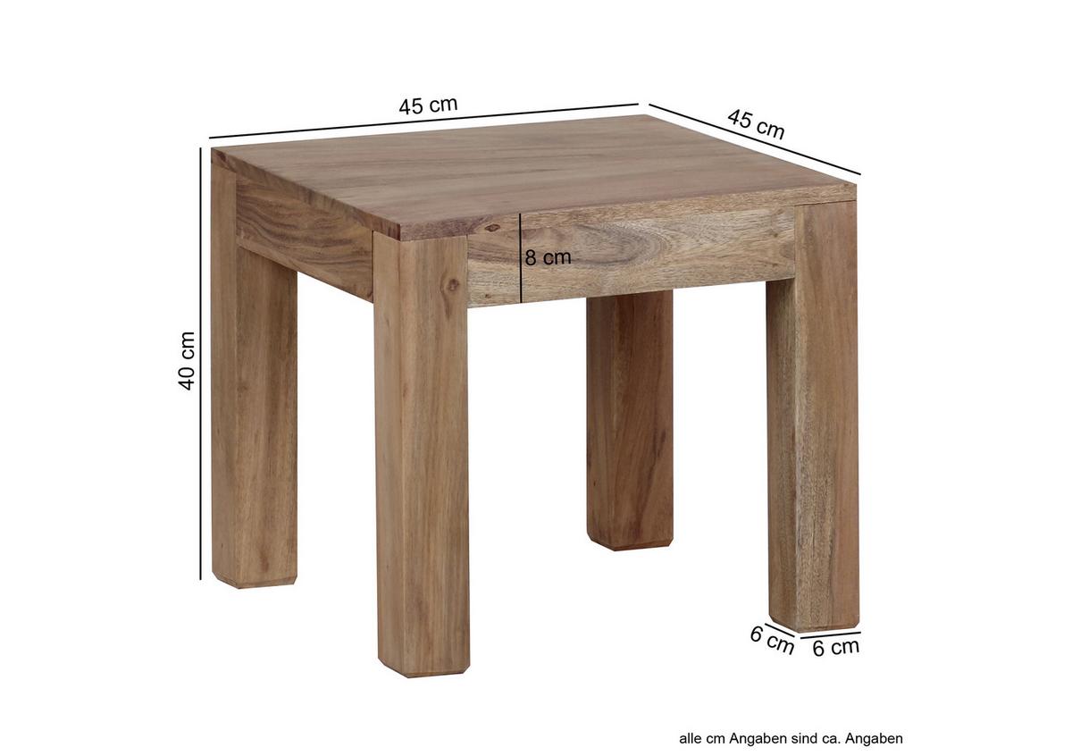 Mizica Wl1.446 - barve akacije, Design, les (45/45/40cm) - MID.YOU