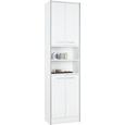 Hochschrank perlweiß - Holzwerkstoff/Kunststoff (50/195/32cm) - Based