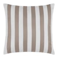 Outdoor-Kissen Amore Streif Weiß/Beige ca. 45x45cm - Beige/Weiß, Textil (45/45cm) - Mömax