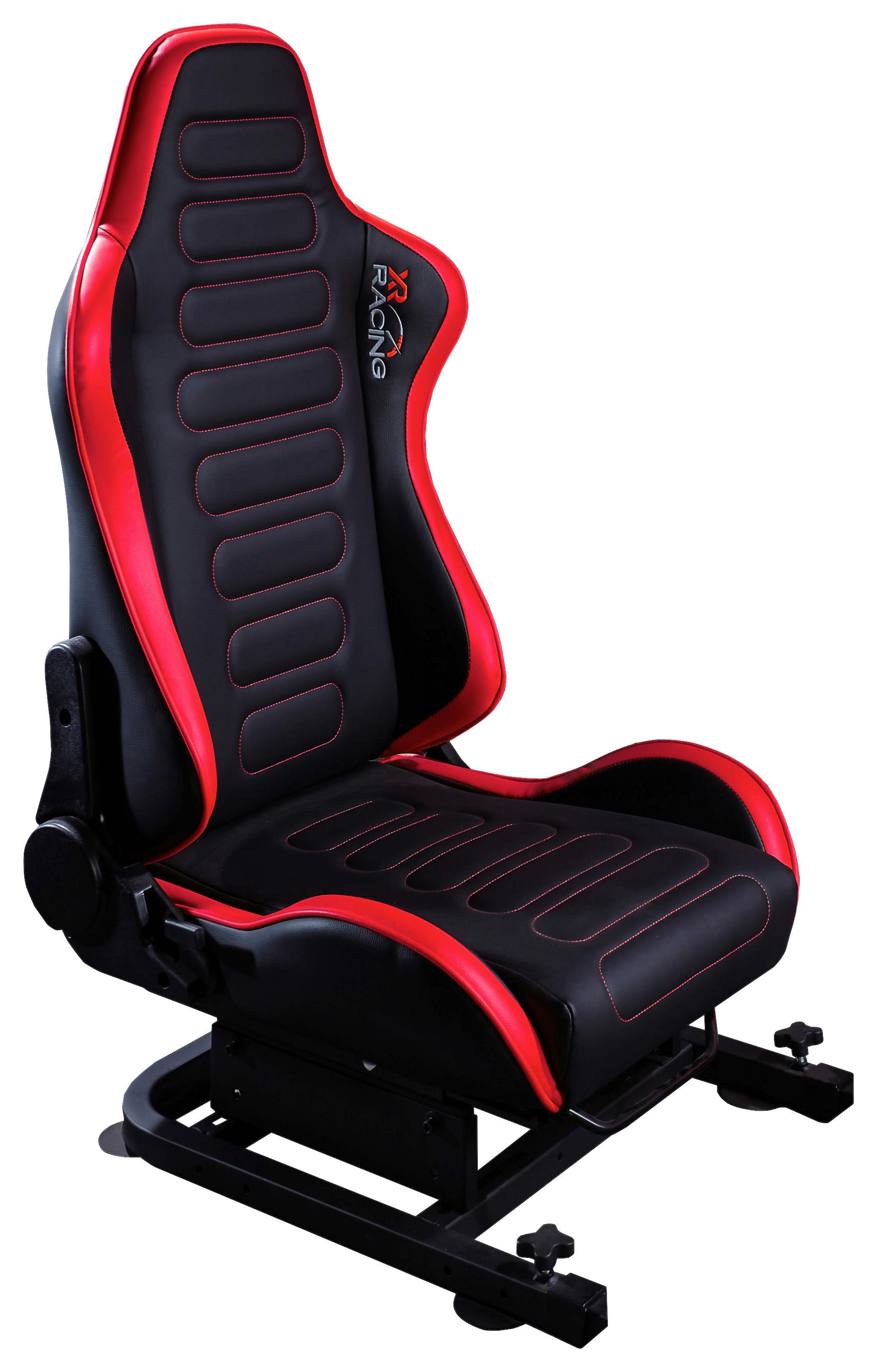 Gamingsessel XR Racing ca. 63x53x83cm Rot/Schwarz - Rot/Schwarz, MODERN, Leder/Holzwerkstoff (63/53/83cm) - X Rocker