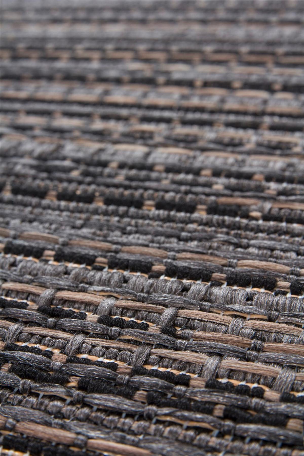 FLACHWEBETEPPICH INDONESIA - BALI 625 GRAU - Grau, Konventionell, Textil (80/230cm) - Kayoom