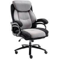 Chefsessel Alwin in Grau/Schwarz - Schwarz/Grau, Modern, Holz/Kunststoff (84/119/67cm) - Mömax