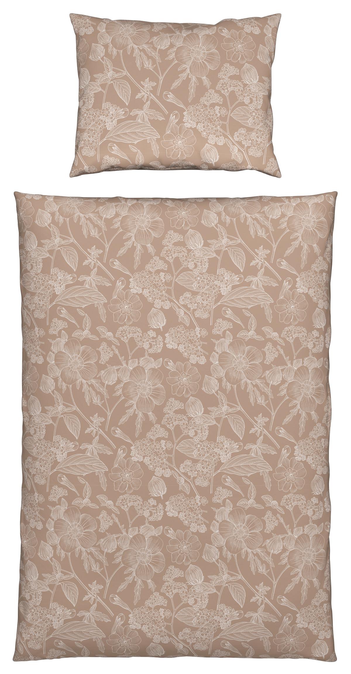 Ágyneműhuzat-garnitúra Linette - bézs, Romantik / Landhaus, textil (140/200cm) - Modern Living