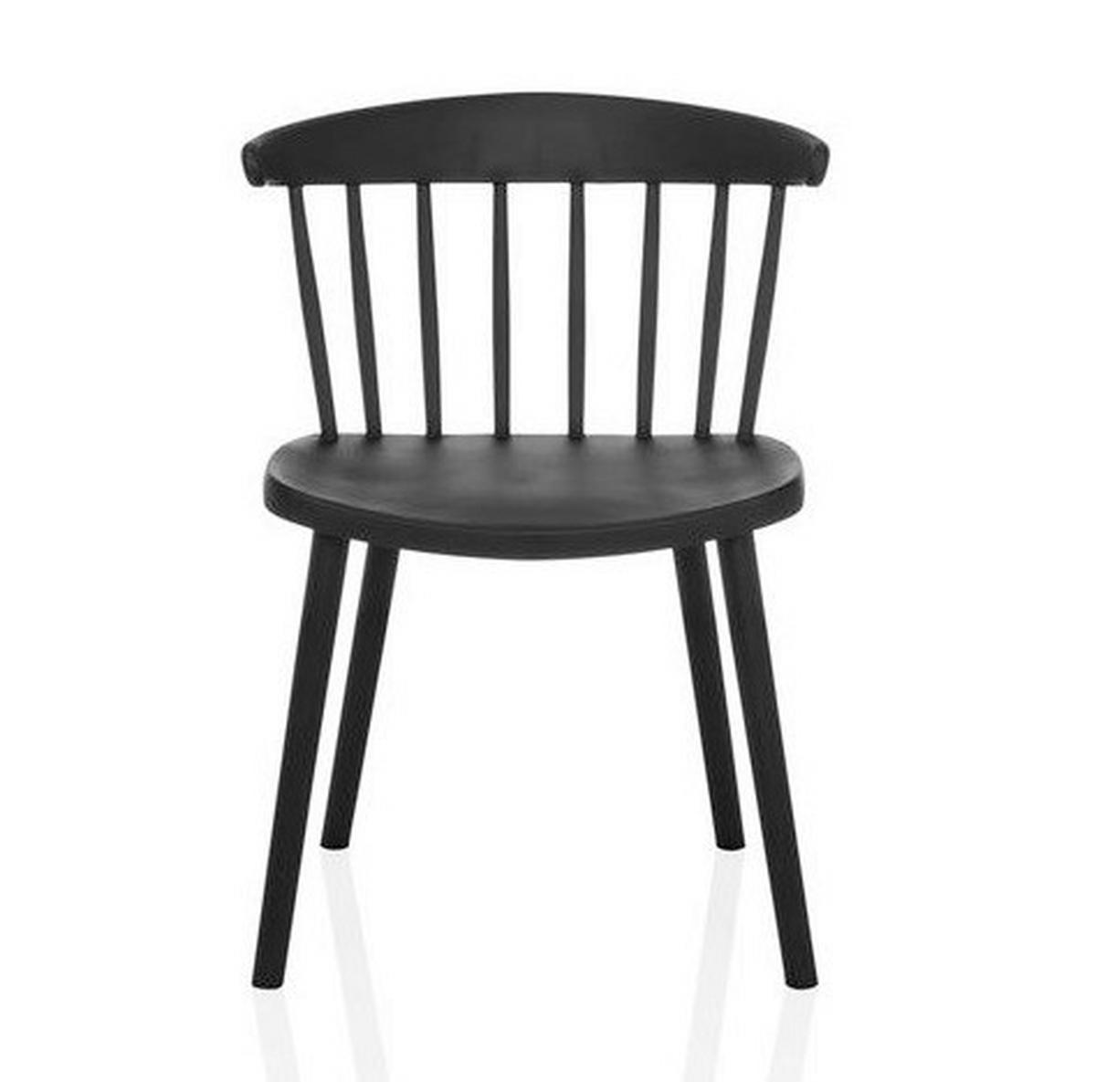 Konferenčni Stol Artifo Rib, Črna - črna, Moderno, umetna masa (53/75/45cm) - MID.YOU