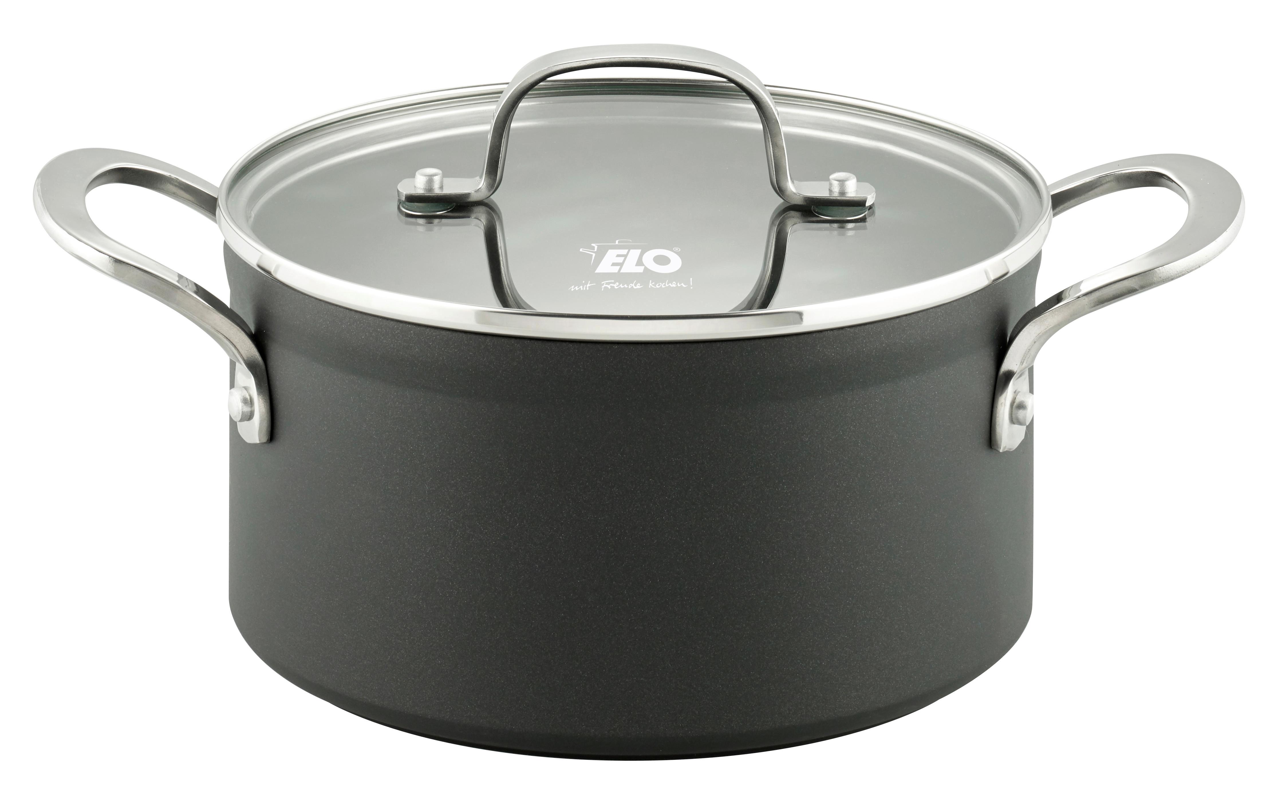 GARNEK 58220 - czarny/przezroczysty, Basics, metal/szkło (20cm) - ELO