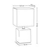 Tischleuchte Wanda aus Keramik max. 25 Watt - Silberfarben/Goldfarben, Modern, Keramik/Metall (14,5/28cm) - Mömax