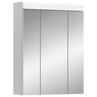 Spiegelschrank SCOUT Weiß Hochglanz ca. 60x79x18 cm - Weiß Hochglanz, MODERN, Glas/Holzwerkstoff (60/79/18cm) - MID.YOU