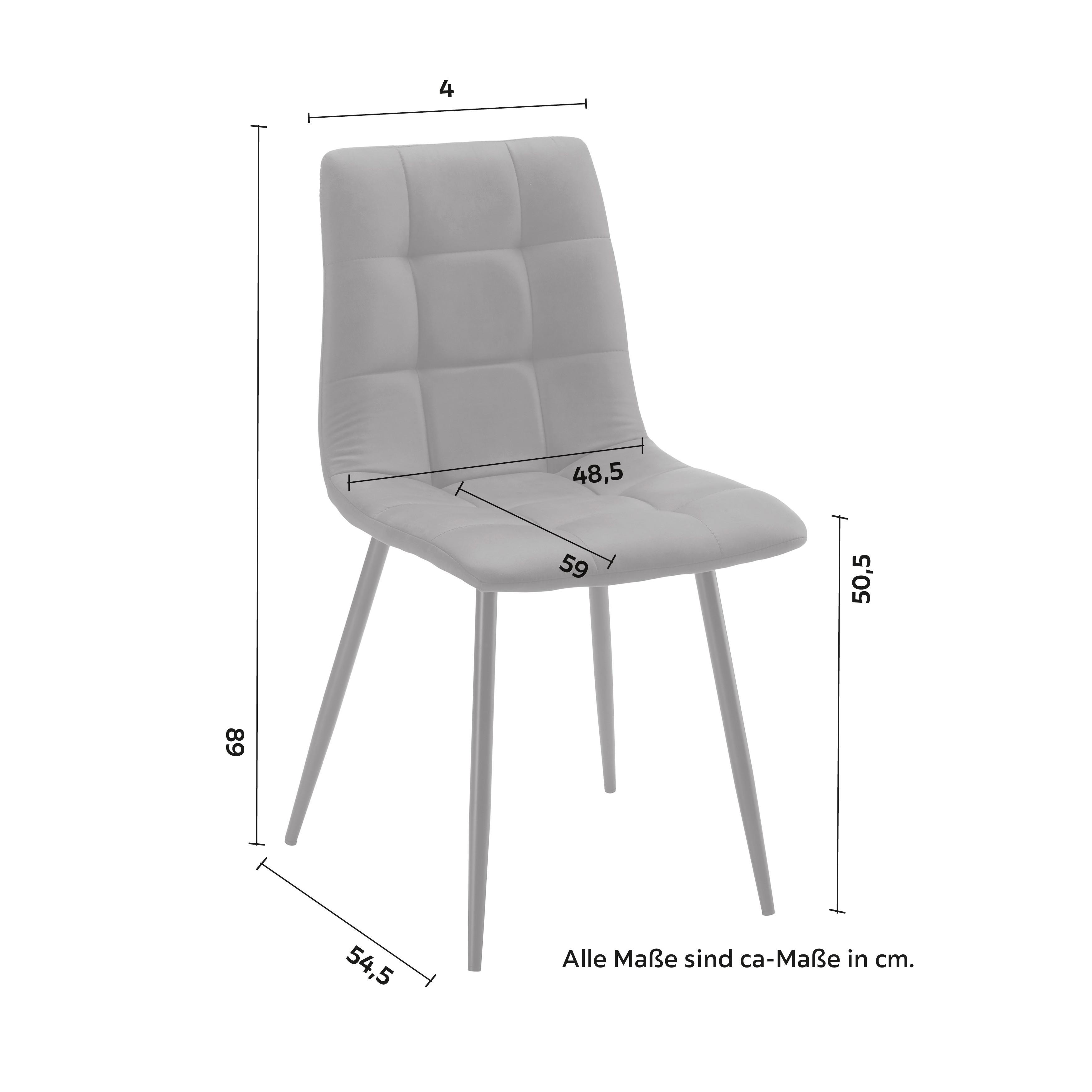 STOL NINO -BASED- - brun/svart, Lifestyle, metall/trä (45/88/54,5cm) - Based