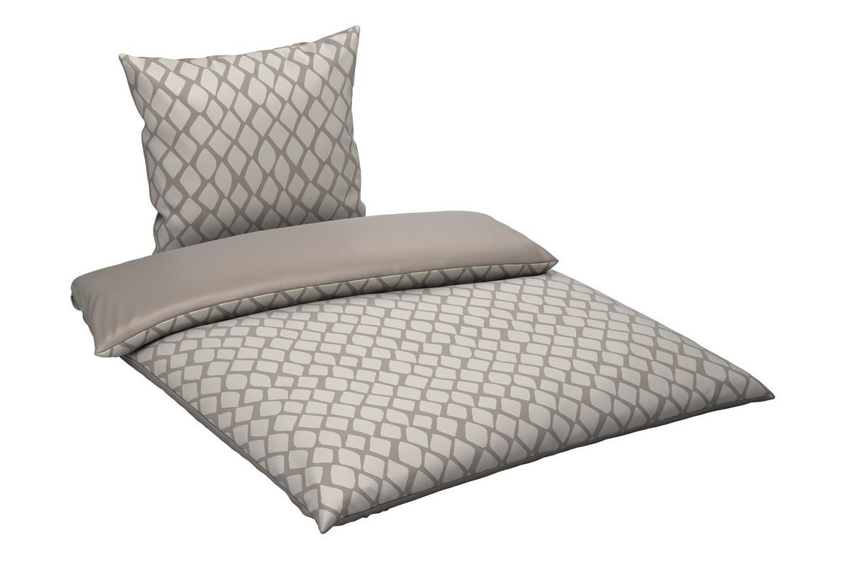 POŚCIEL DWUSTRONNA SNAKO - DK - kolor srebrny, Design, tkanina (200/200cm) - Dieter Knoll