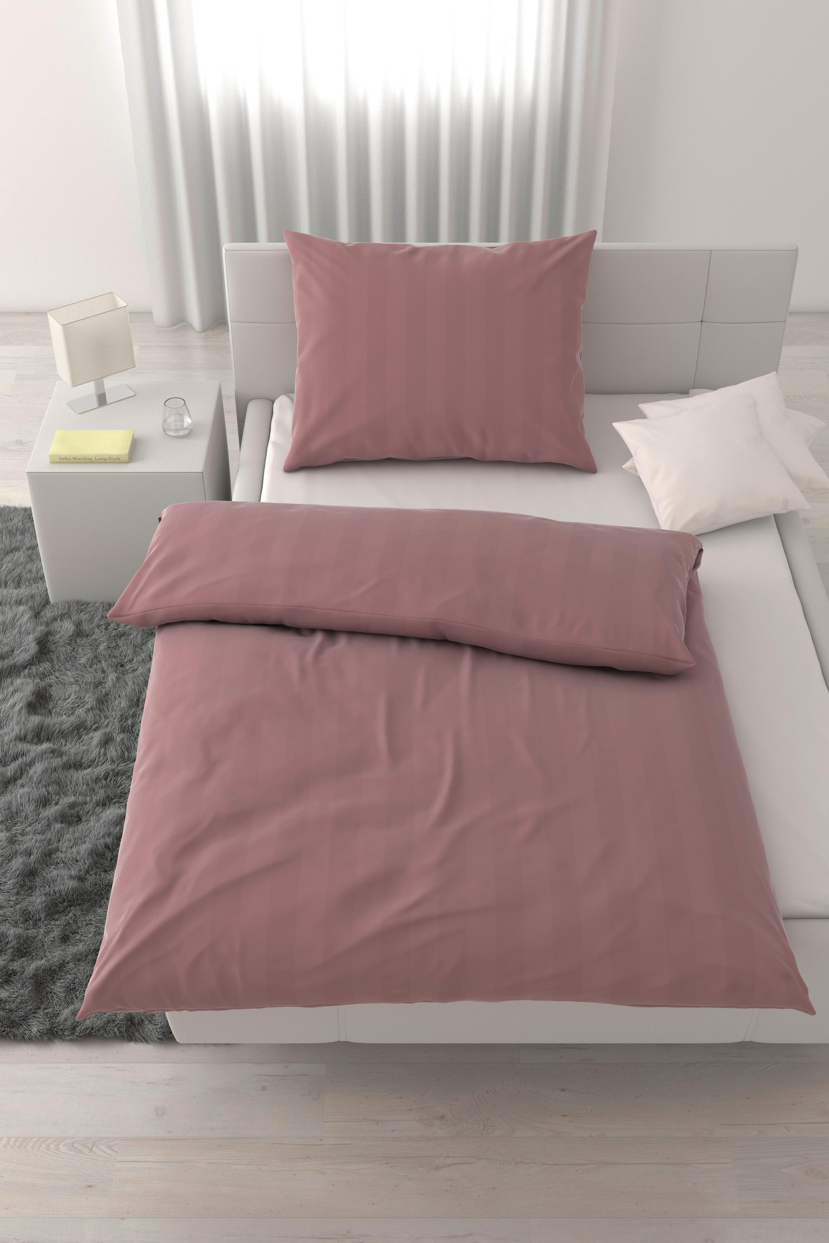 Lenjerie de pat Xenia Streif, 50x70/140x200 cm - mov, Modern, textil (140/200cm) - Premium Living