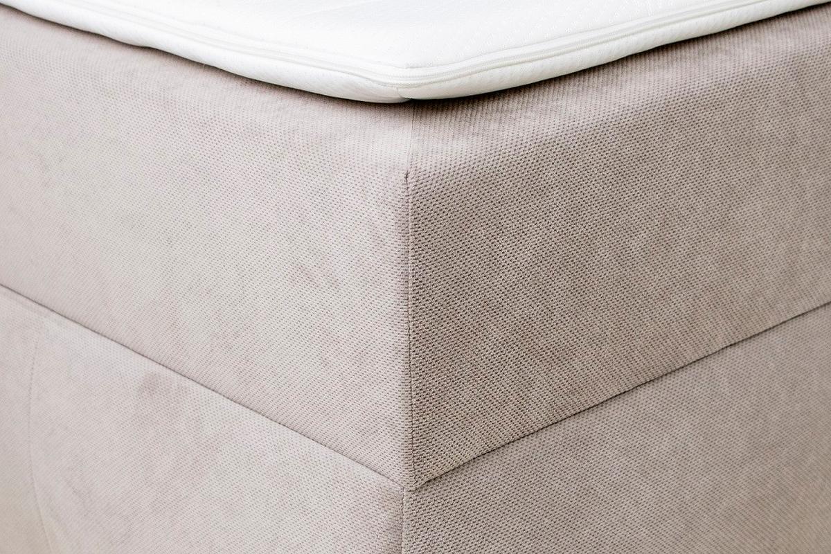 Box Ágy Cooper - szürkésbarna, Konventionell, faalapú anyag/textil (140/200cm)