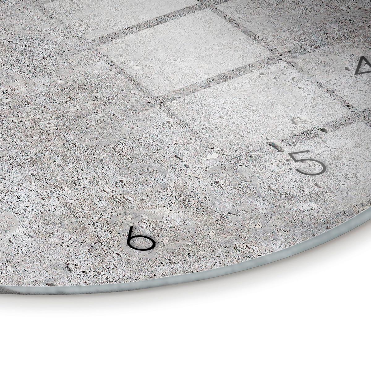 Wanduhr Grau Ø ca. 30cm - Grau, Basics, Glas/Kunststoff (30cm)