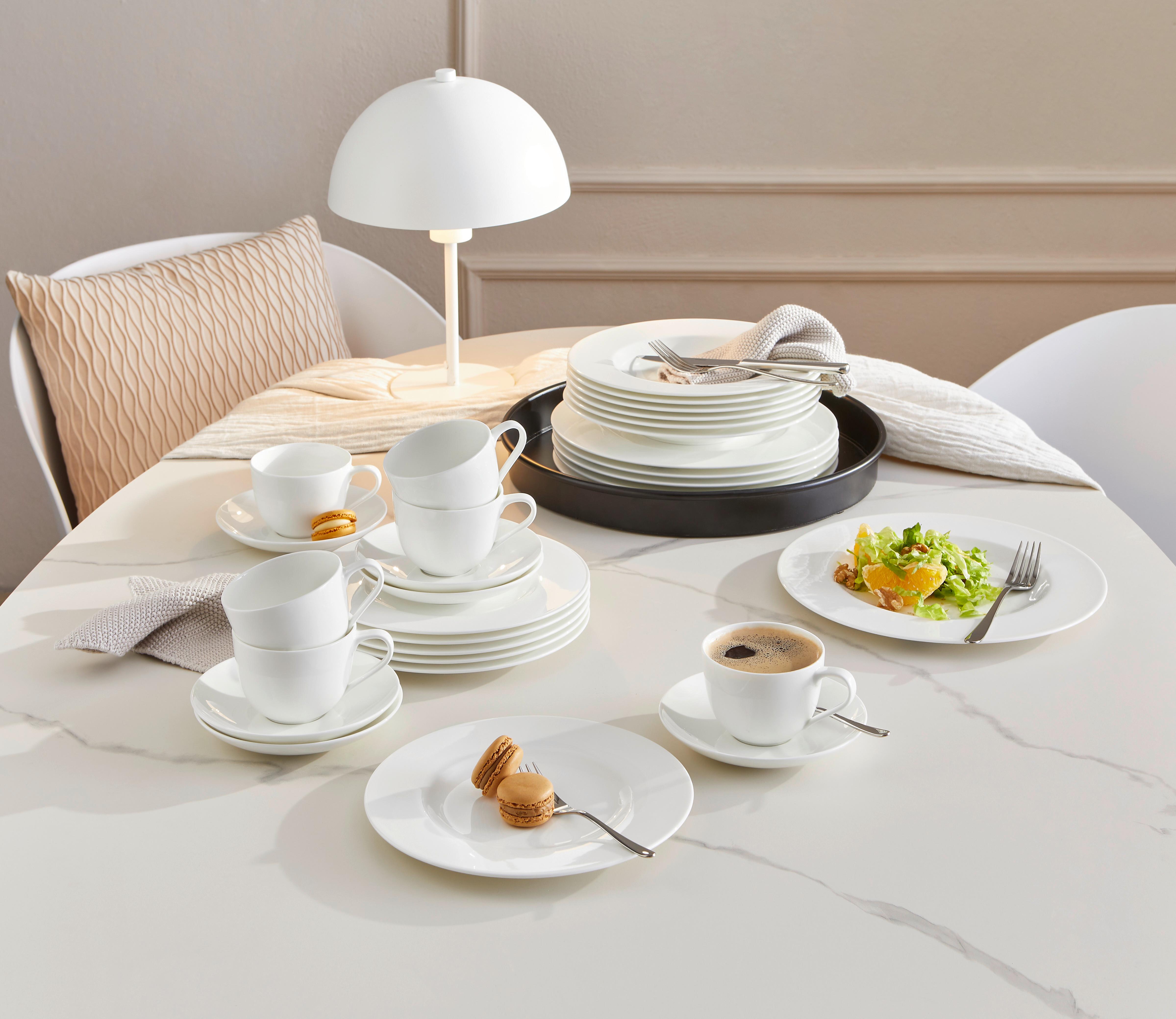 SERWIS KAWOWY TEBY VILLEROY & BOCH - biały, Basics, ceramika (34/19/32cm) - Noblesse - V&B