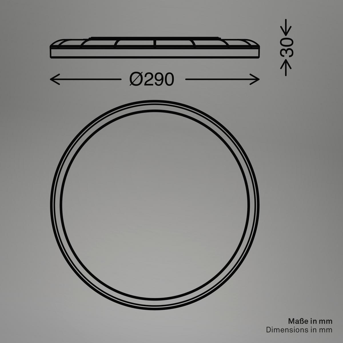 PANEL LED 7450314 TAVA WOOD - kolor dębowy, Modern, tworzywo sztuczne (29/3cm)