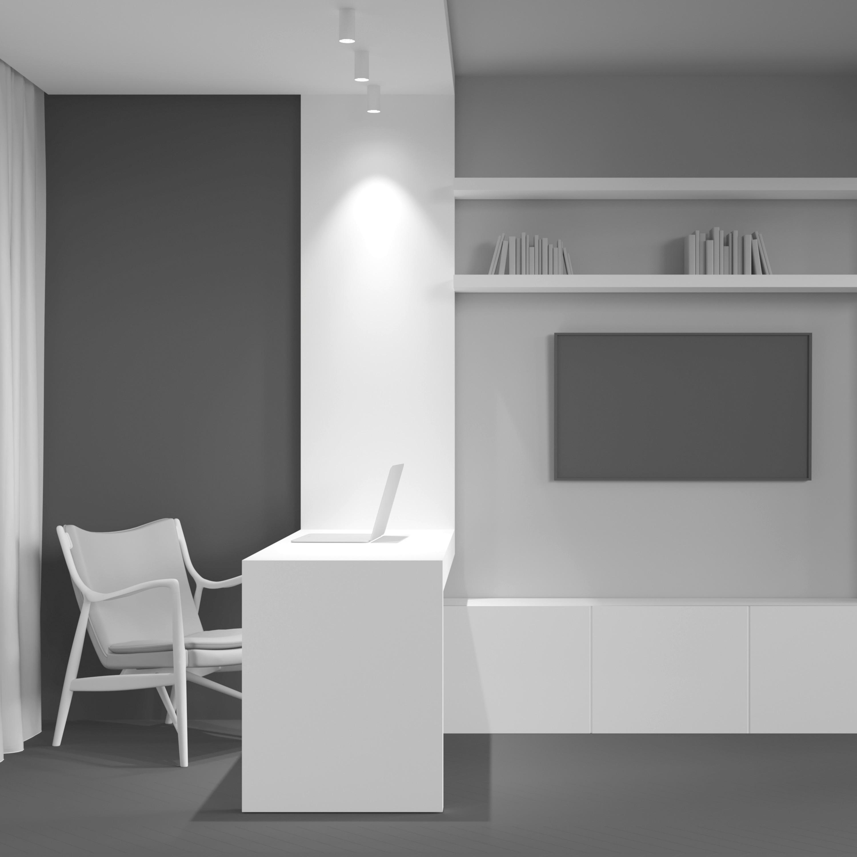 DECKENLEUCHTE FOCUS S - Weiss, Basics, Metall (5,2/10/5,2cm) - MAYTONI
