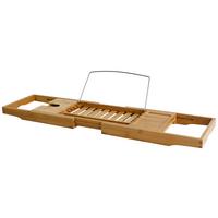 Tăviță pentru cadă Betty - culoare natur, Konventionell, materiale naturale/metal (70-110/22/4cm) - Mömax