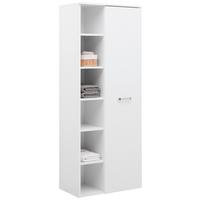 Visoki Element Fresh - bijela/boje kroma, Konvencionalno, drvni materijal/metal (65/168,5/38,5cm) - Modern Living
