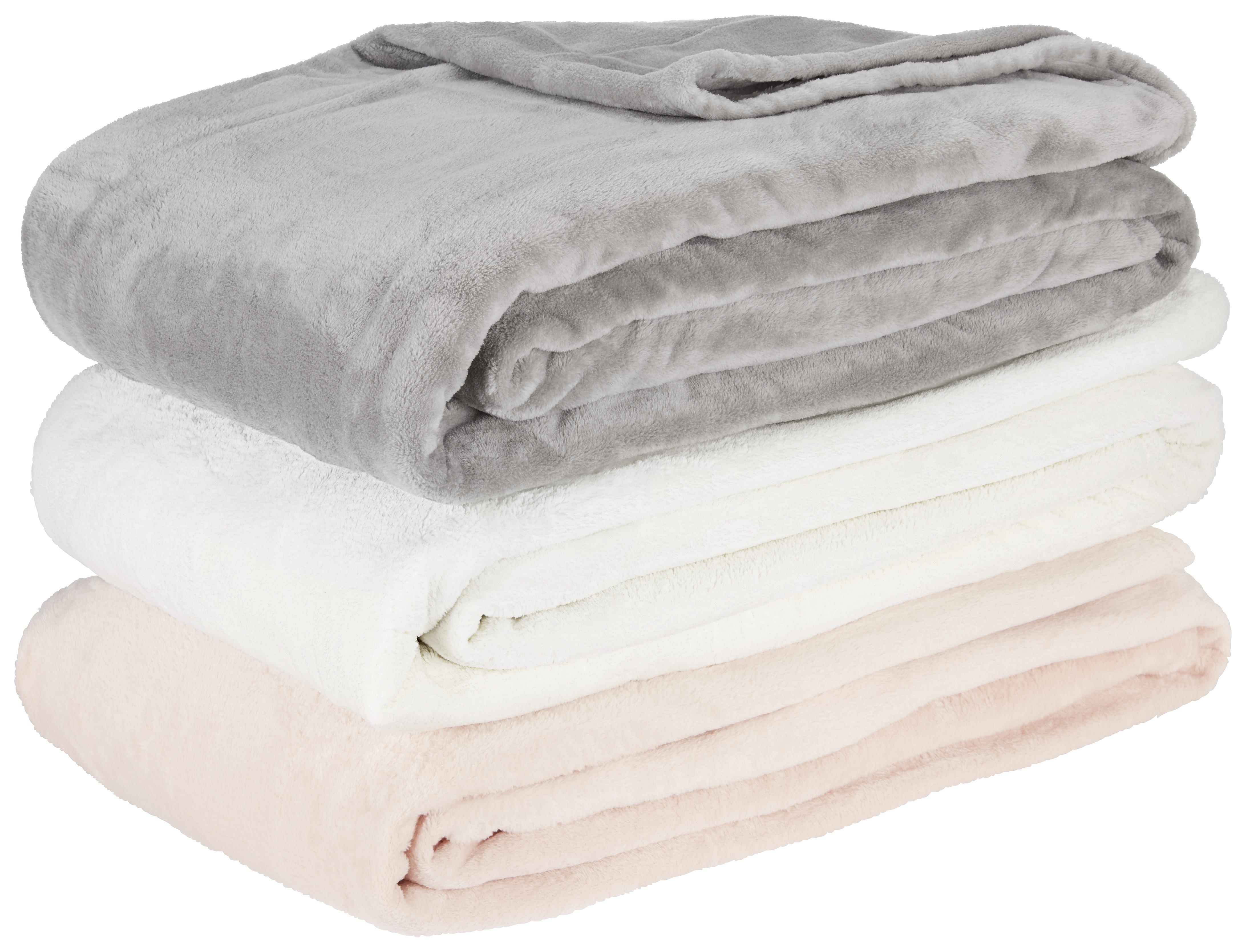 Kuscheldecke Michael XXL in Rosa ca. 220x240cm - Rosa, Textil (220/240cm) - Modern Living