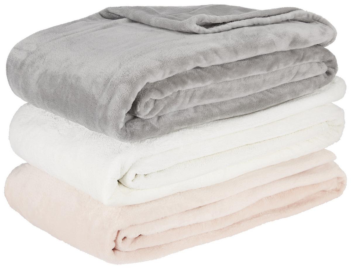 Pătură pufoasă Michael XXL - roz, textil (220/240cm) - Modern Living