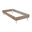 Futonska Postelja Belia - aluminij/hrast, Konvencionalno, kovina/les (120/200cm) - Mömax modern living Futonska Postelja Belia - aluminij/hrast, Konvencionalno, kovina/les (120/200cm) - Mömax modern living
