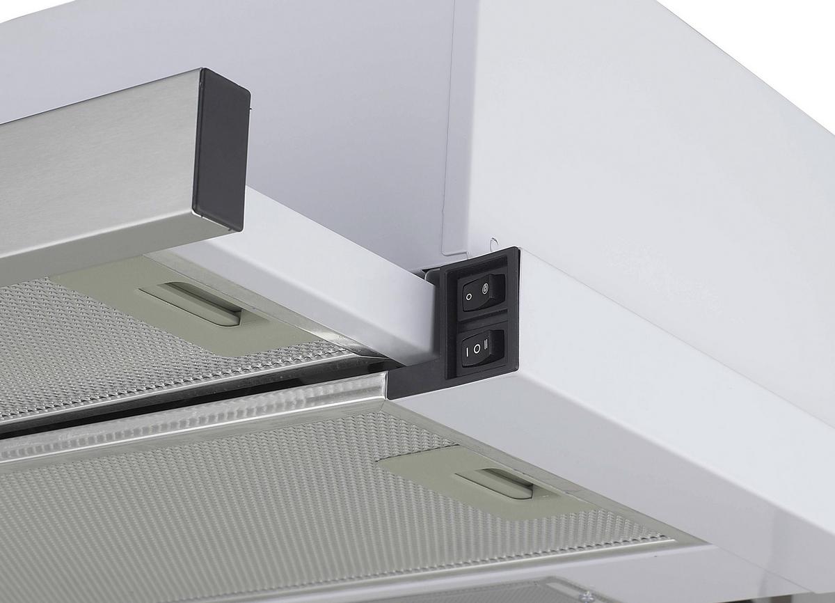 Dunstabzugshaube UBH6002-2H Silberfarben - Silberfarben, Basics, Metall (60/18/43cm) - PKM