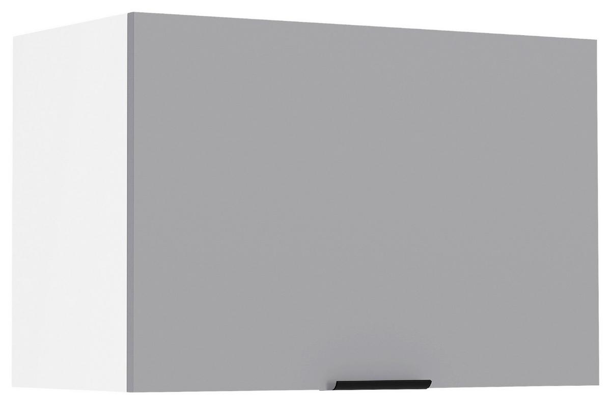 Kuhinjska Zgornja Omarica Fasola, Bela, Antracit, Š 60cm - črna/bela, Trend, umetna masa/leseni material (60/40/31cm) - MID.YOU