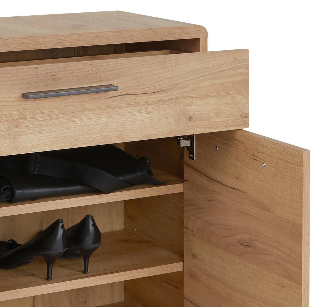 Comodă FONTANA - culoare lemn stejar, Modern, material pe bază de lemn (84/90/32cm) - Modern Living