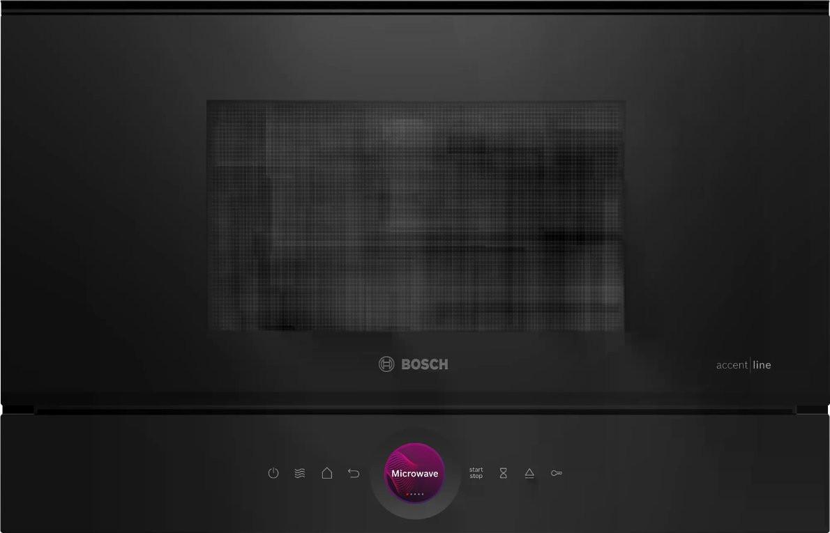 Einbaumikrowelle BFR9221B1 Schwarz - Schwarz, MODERN, Metall (59,4/38,2/31,8cm) - Bosch